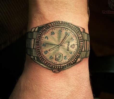 rolex tatto|Rolex wrist tattoos.